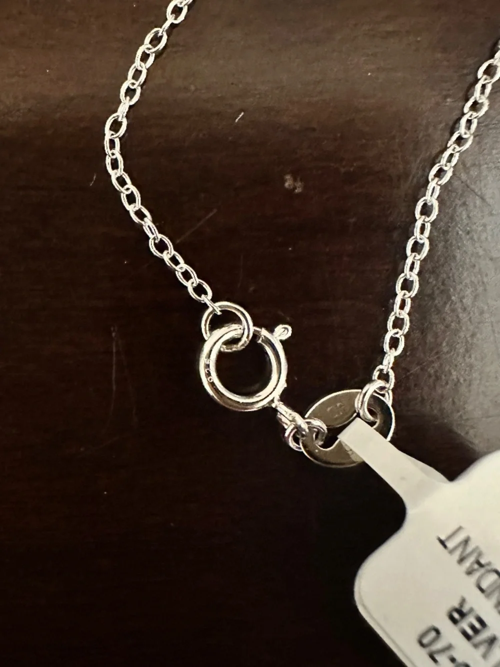 Gemstone Brilliance Created White Sapphire Sterling Silver Pendant Necklace